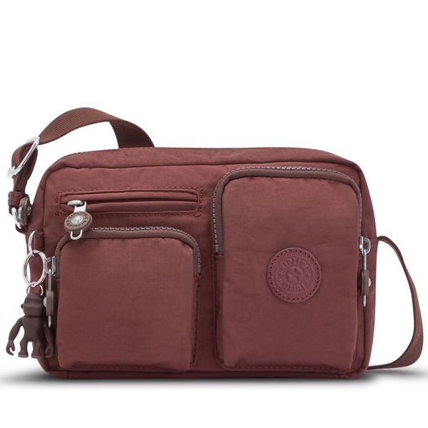 KIPLING KIPLING Torba za čez ramo 'Albena'  temno rdeča