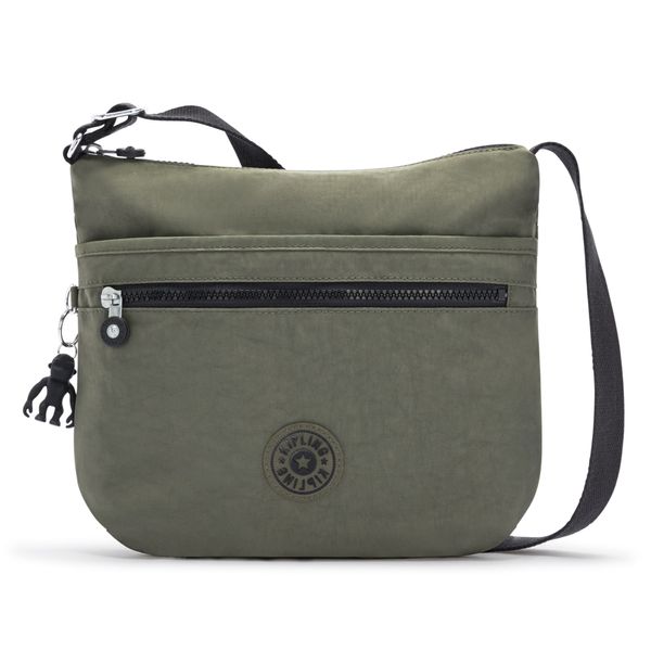 KIPLING KIPLING Torba za čez ramo 'Arto'  temno zelena / črna