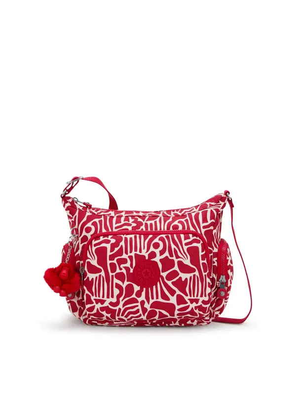 KIPLING KIPLING Torba za čez ramo 'Gabb S'  rdeča / bela