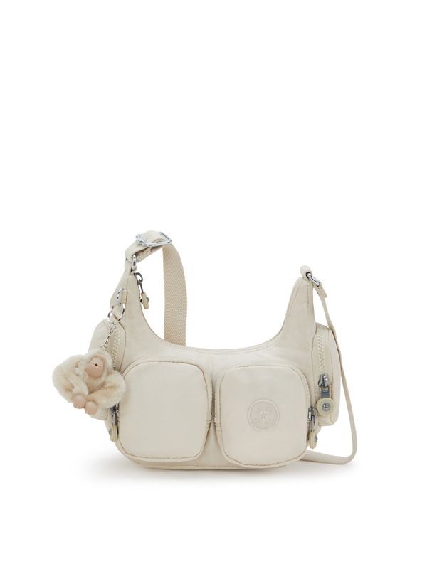KIPLING KIPLING Torba za čez ramo 'Rikka'  biserno bela