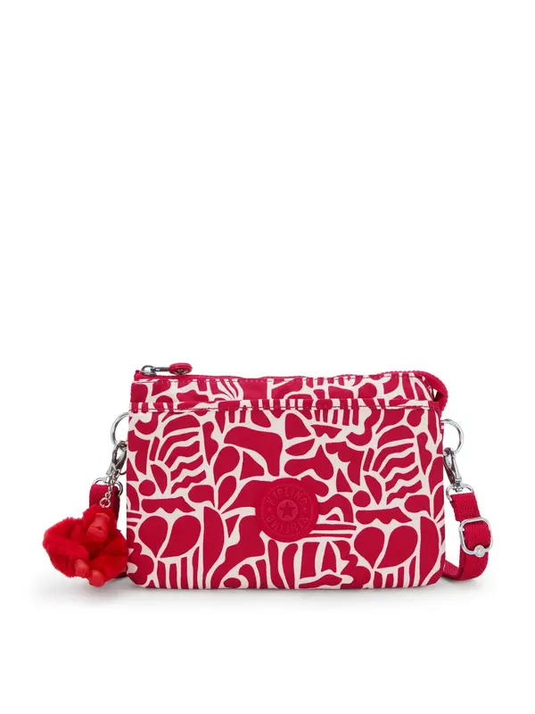KIPLING KIPLING Torba za čez ramo 'Riri'  živo rdeča / bela