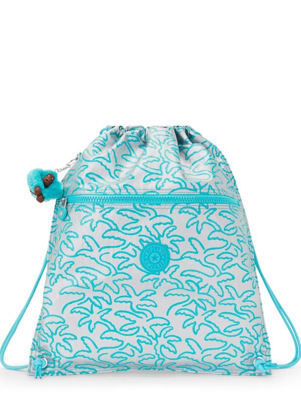 KIPLING KIPLING Vreča nahrbtnik 'Supertaboo'  cijansko modra / srebrna