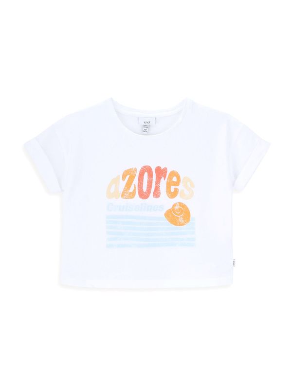 KNOT KNOT Majica 'Azores'  rumena / rdeča / bela