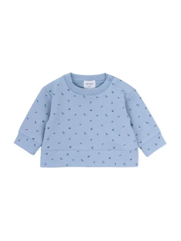 KNOT KNOT Majica 'Eli'  dimno modra / golobje modra