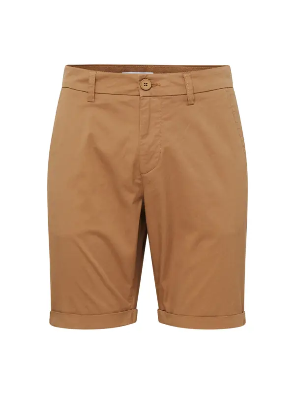 KnowledgeCotton Apparel KnowledgeCotton Apparel Chino hlače 'Chuck'  svetlo rjava