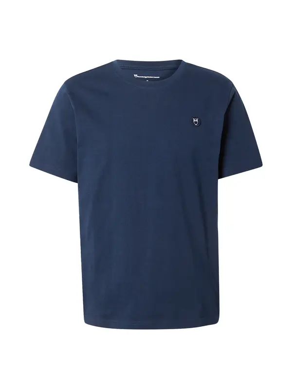 KnowledgeCotton Apparel KnowledgeCotton Apparel Majica 'Alder'  temno modra