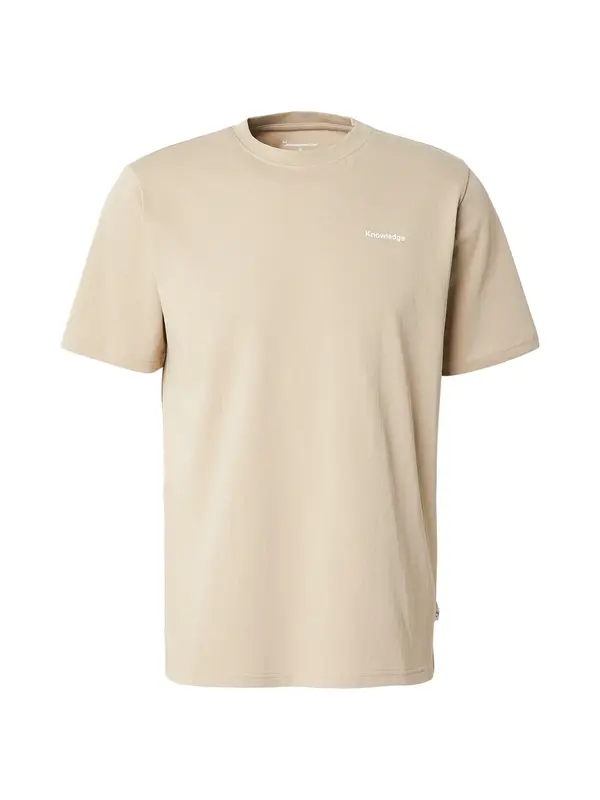 KnowledgeCotton Apparel KnowledgeCotton Apparel Majica  bež / off-bela