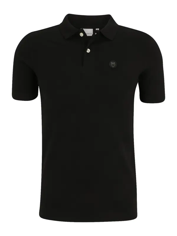 KnowledgeCotton Apparel KnowledgeCotton Apparel Majica 'Rowan'  črna