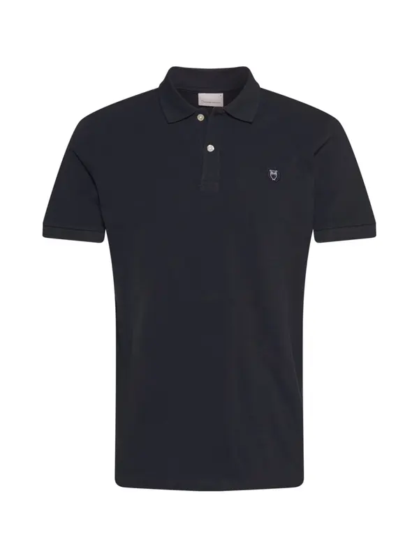 KnowledgeCotton Apparel KnowledgeCotton Apparel Majica 'Rowan'  mornarska / bela
