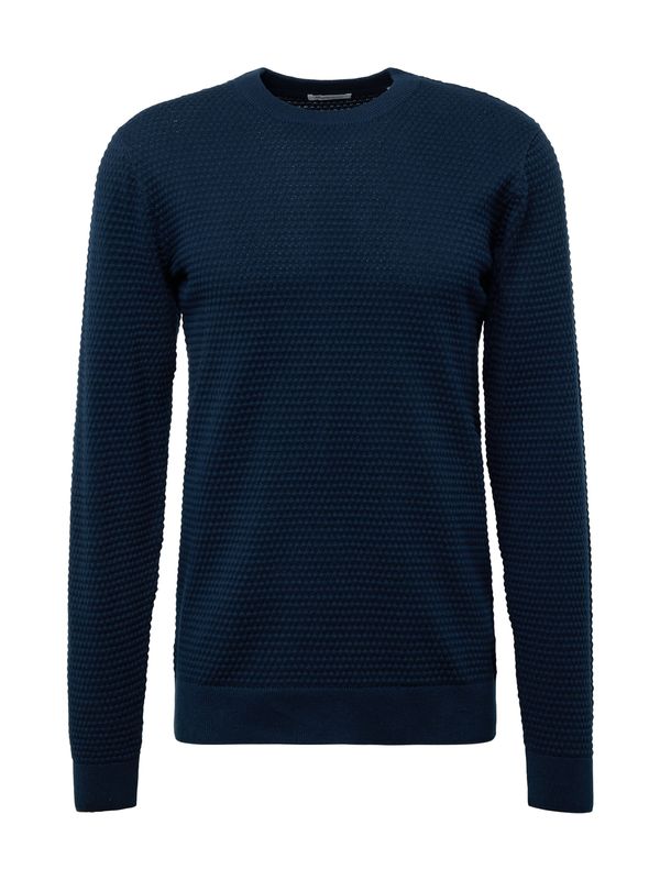 KnowledgeCotton Apparel KnowledgeCotton Apparel Pulover 'Vagn'  temno modra