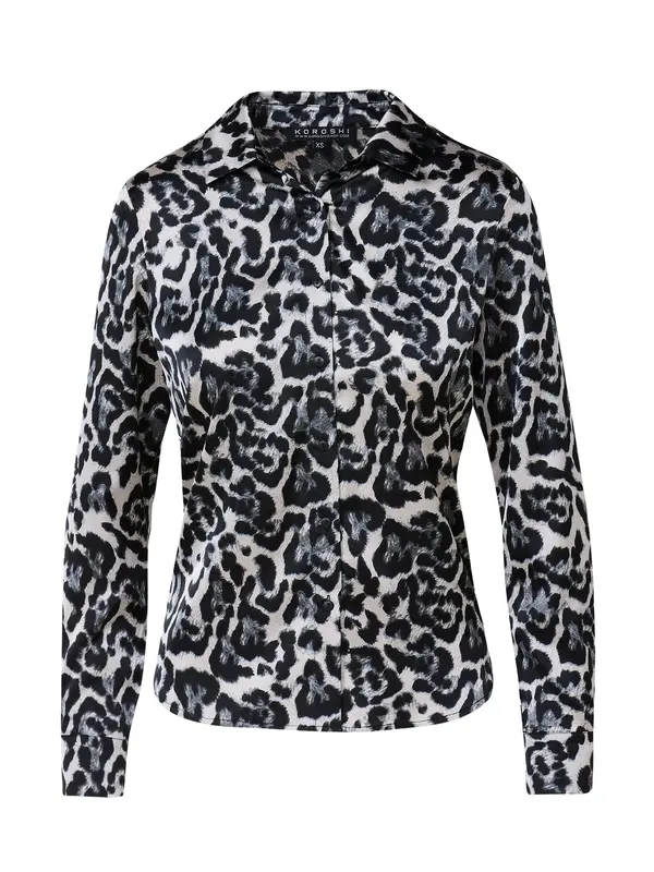 KOROSHI KOROSHI Bluza  črna / bela