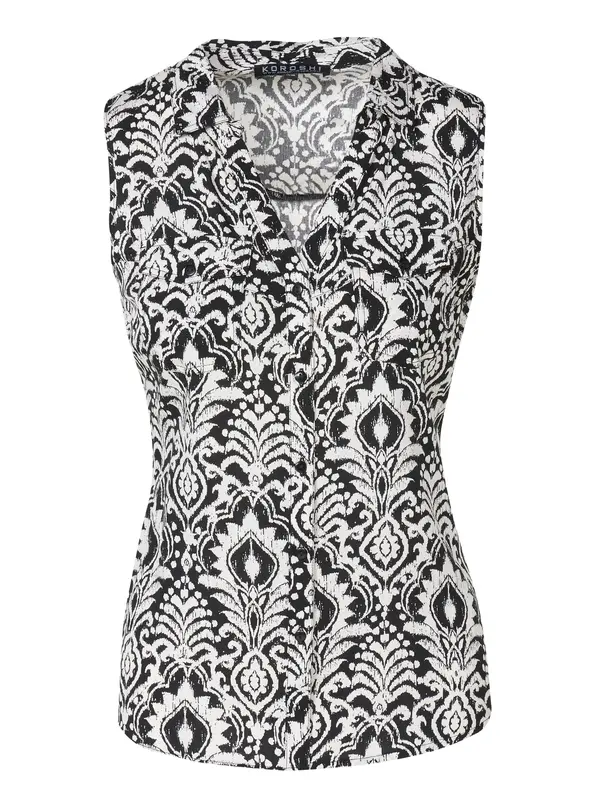 KOROSHI KOROSHI Bluza  črna / jajčna lupina