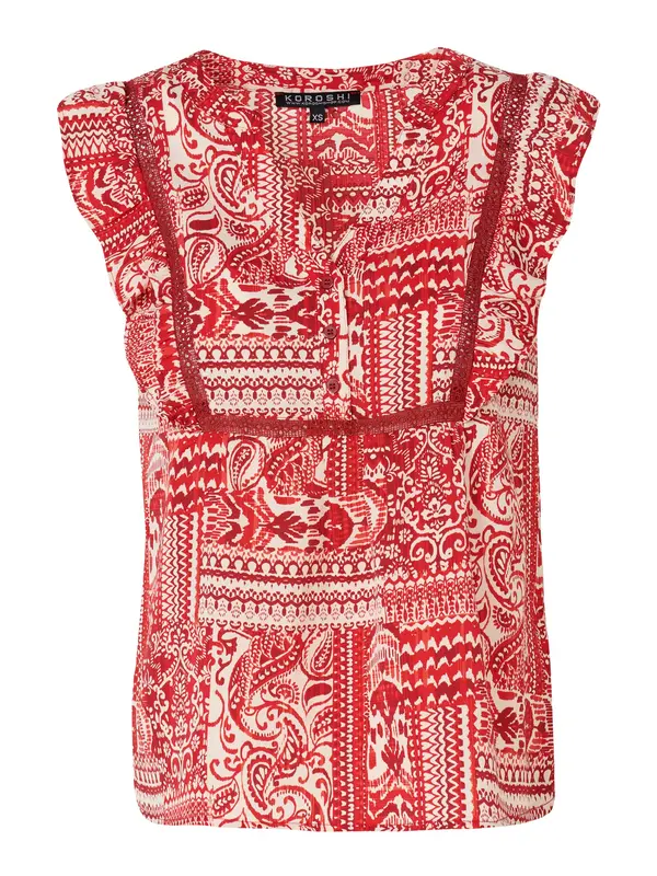 KOROSHI KOROSHI Bluza  rdeča