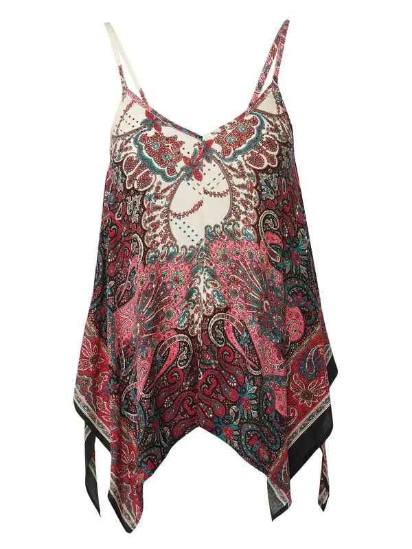 KOROSHI KOROSHI Bluza  smaragd / grenada / črna / off-bela
