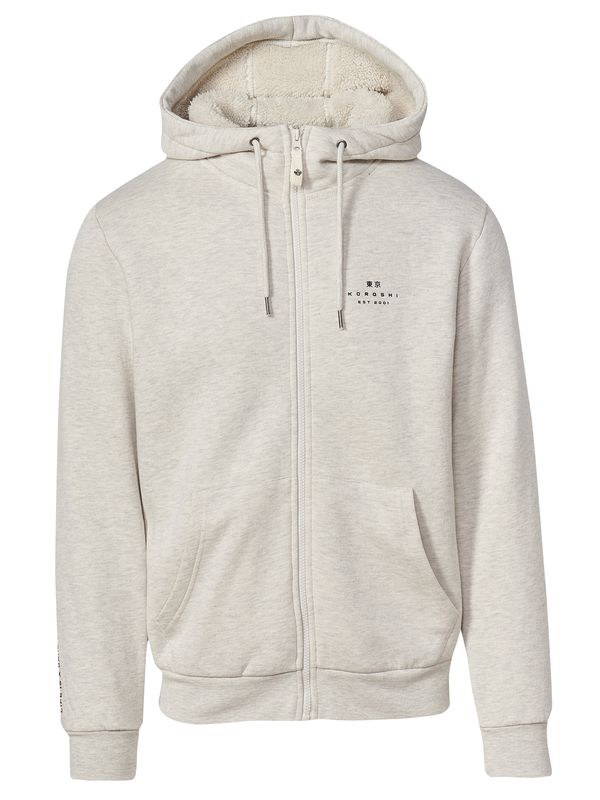 KOROSHI KOROSHI Jopa na zadrgo  progasto bež / črna