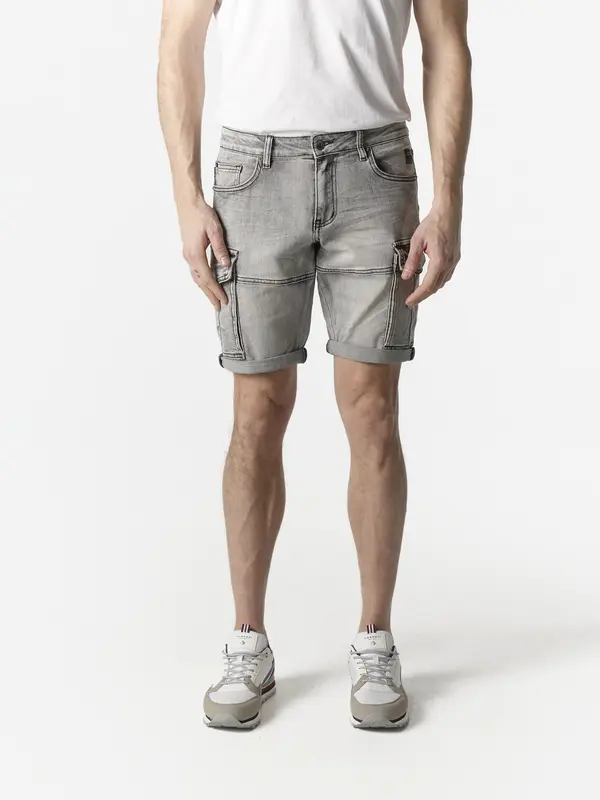 KOROSHI KOROSHI Kargo kavbojke  črn denim