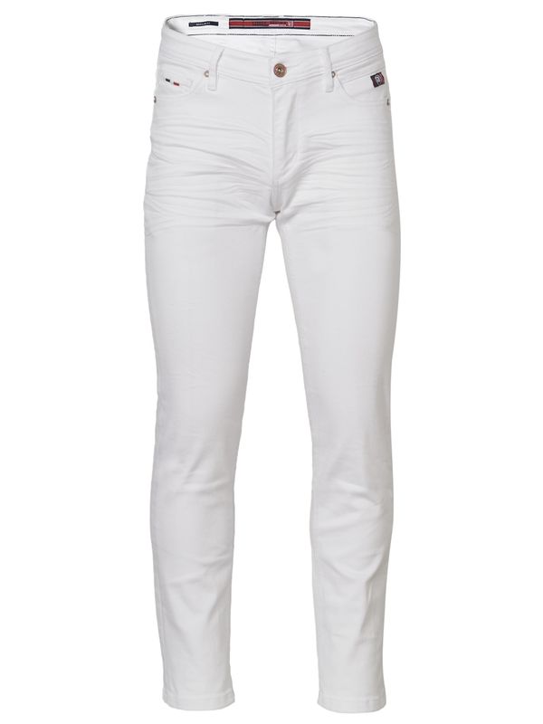 KOROSHI KOROSHI Kavbojke  bel denim