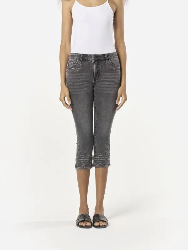KOROSHI KOROSHI Kavbojke  črn denim