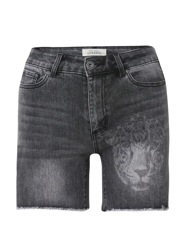 KOROSHI KOROSHI Kavbojke  črn denim