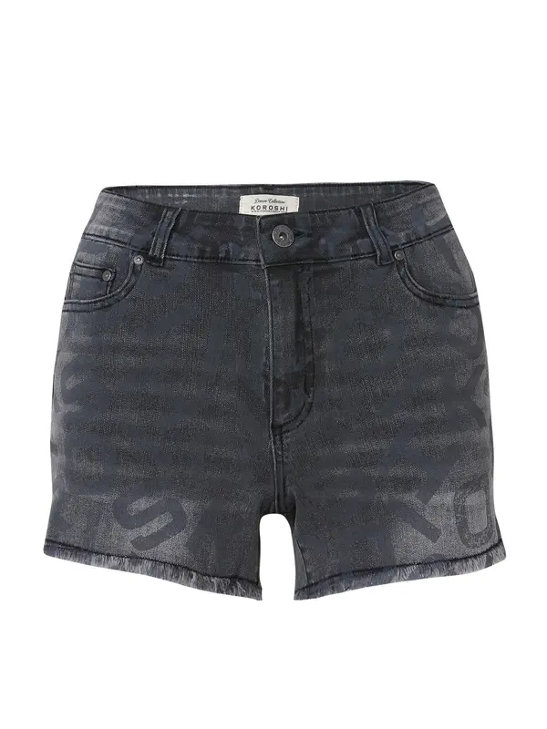 KOROSHI KOROSHI Kavbojke  črn denim