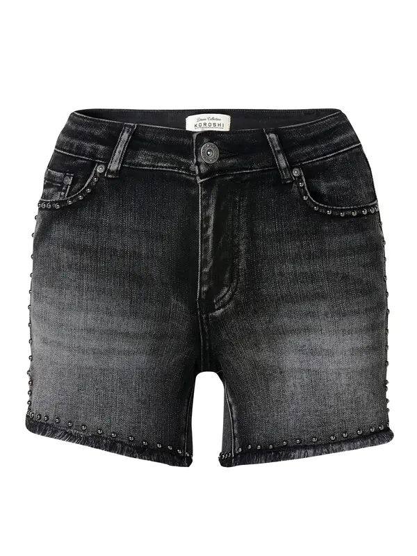 KOROSHI KOROSHI Kavbojke  črn denim