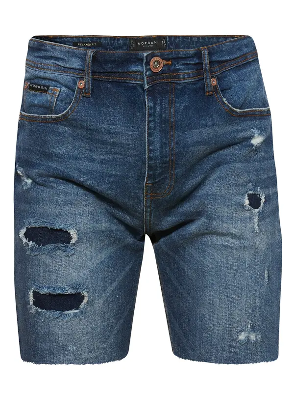 KOROSHI KOROSHI Kavbojke  moder denim