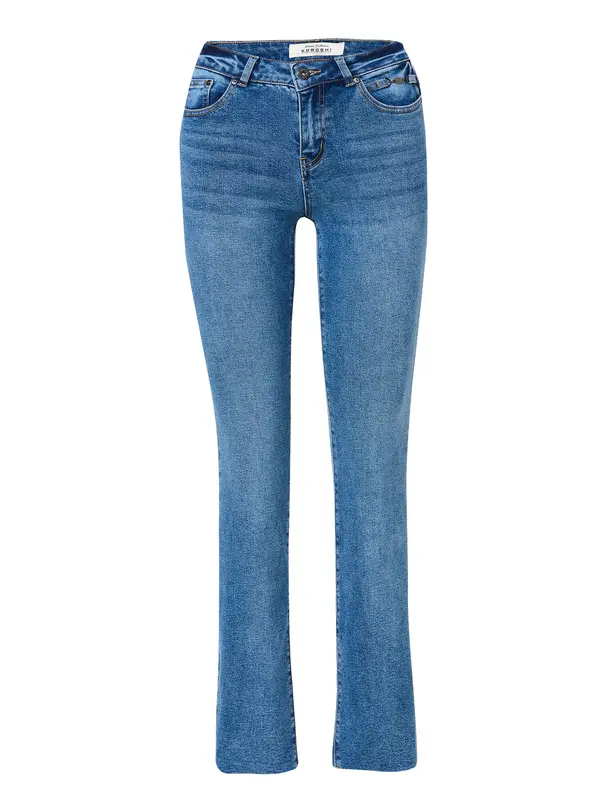 KOROSHI KOROSHI Kavbojke  moder denim