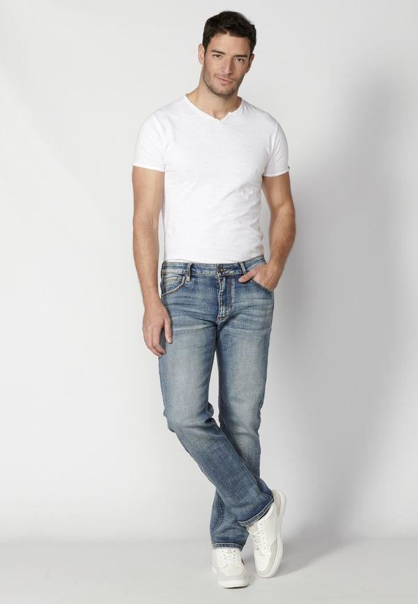 KOROSHI KOROSHI Kavbojke  moder denim