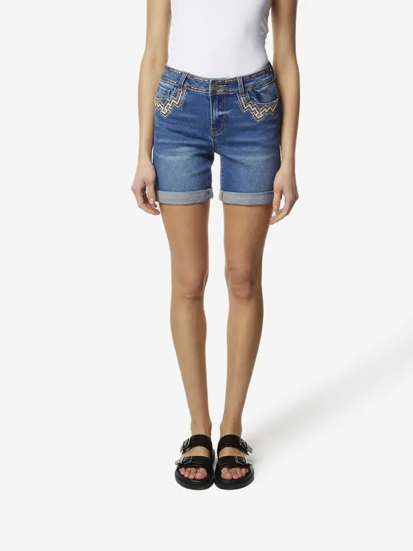 KOROSHI KOROSHI Kavbojke  moder denim