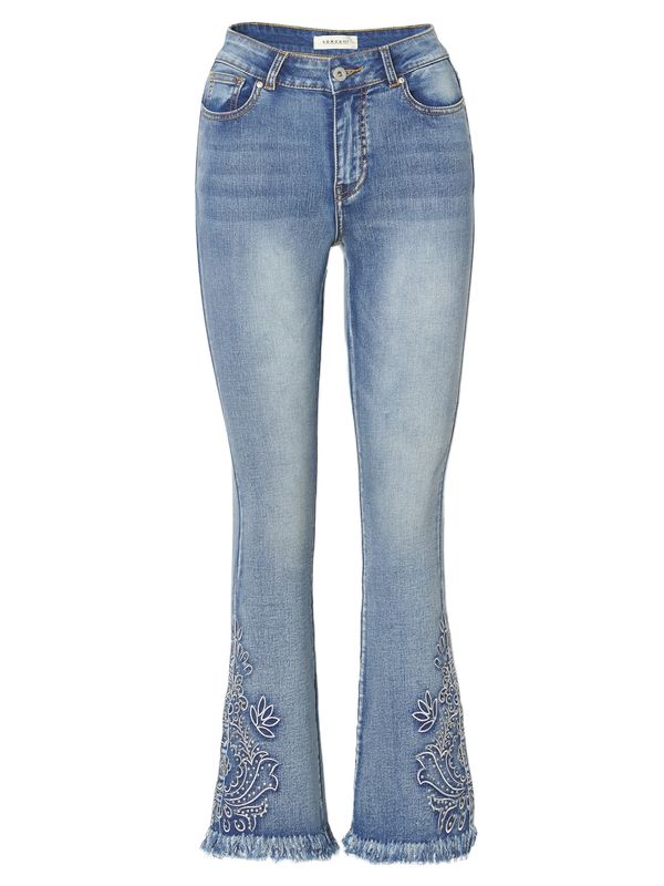 KOROSHI KOROSHI Kavbojke  moder denim