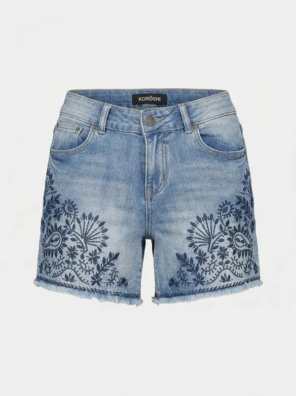 KOROSHI KOROSHI Kavbojke  mornarska / moder denim