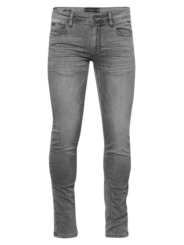 KOROSHI KOROSHI Kavbojke  siva / siv denim