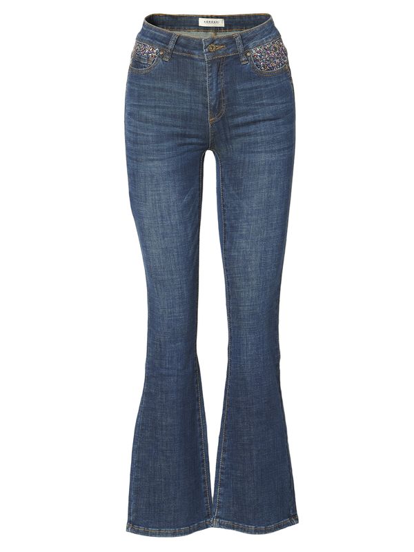 KOROSHI KOROSHI Kavbojke  temno modra / mešane barve