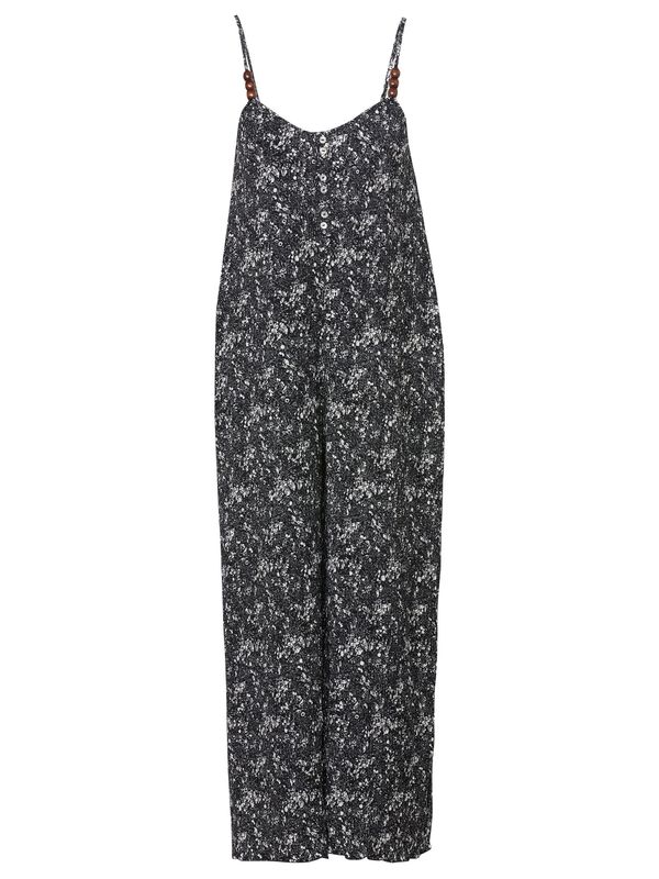 KOROSHI KOROSHI Kombinezon  črna / bela