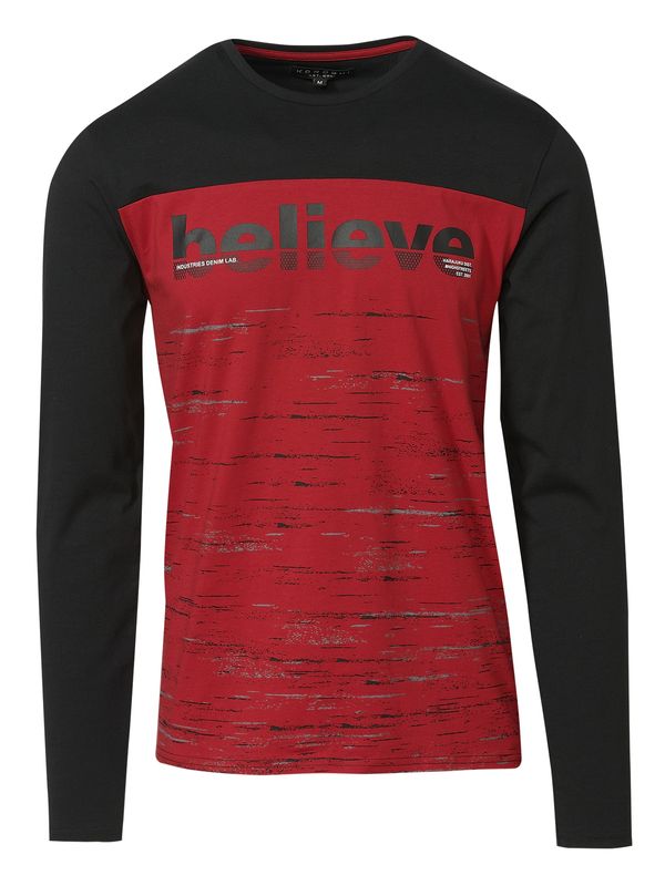 KOROSHI KOROSHI Majica  oliva / rdeča / črna / bela