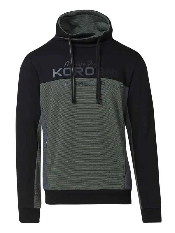 KOROSHI KOROSHI Majica  siva / kaki / črna