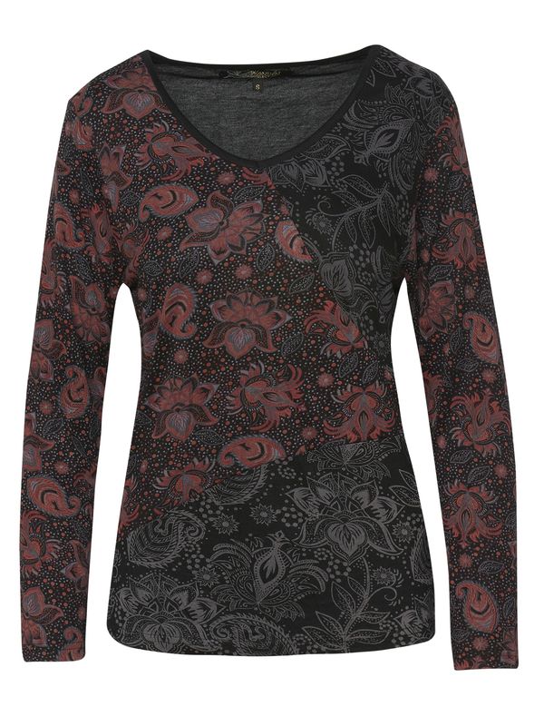 KOROSHI KOROSHI Majica  siva / rdeča / črna