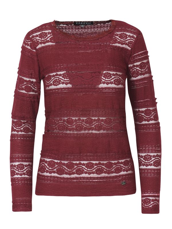 KOROSHI KOROSHI Majica  temno rdeča