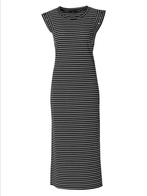 KOROSHI KOROSHI Obleka  črna / bela