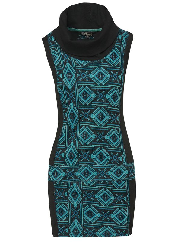 KOROSHI KOROSHI Obleka  kobalt modra / črna