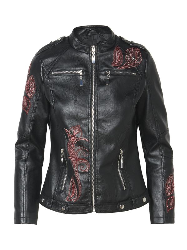 KOROSHI KOROSHI Prehodna jakna  bordo / črna