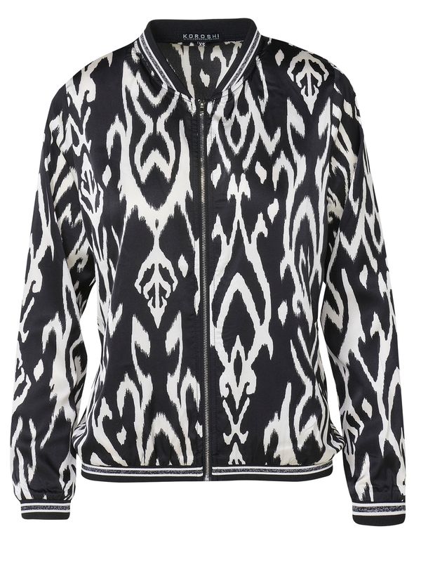 KOROSHI KOROSHI Prehodna jakna  črna / off-bela