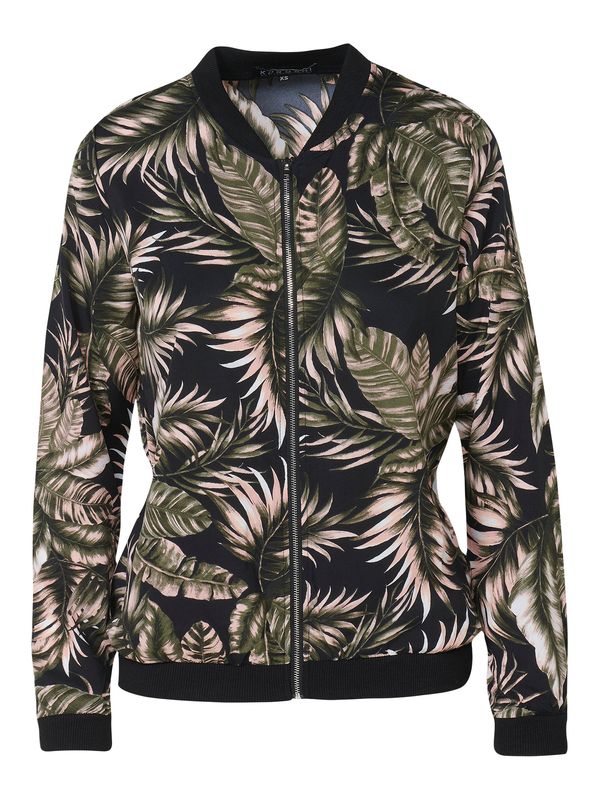 KOROSHI KOROSHI Prehodna jakna  oliva / roza / črna / bela