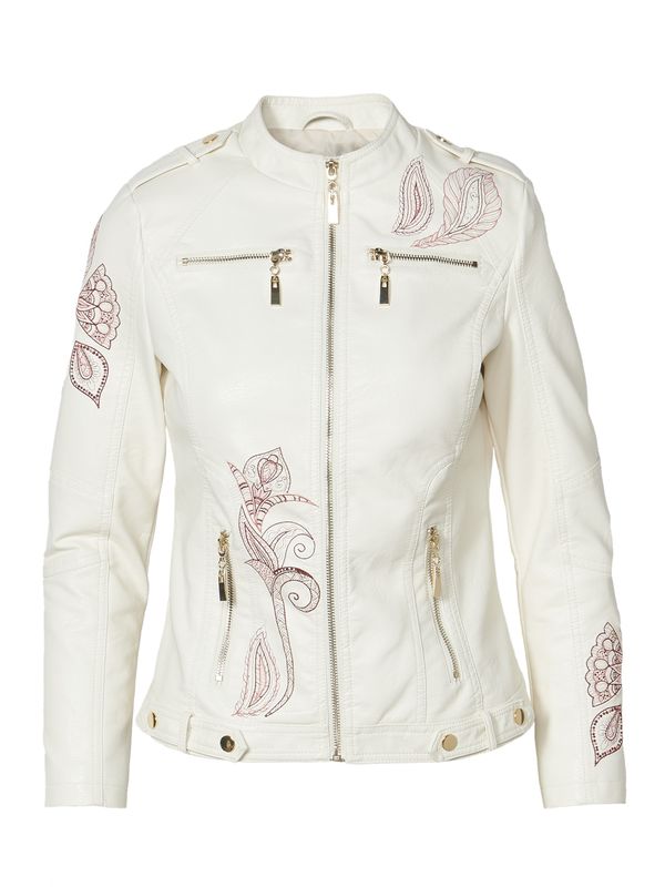 KOROSHI KOROSHI Prehodna jakna  rdeča / off-bela