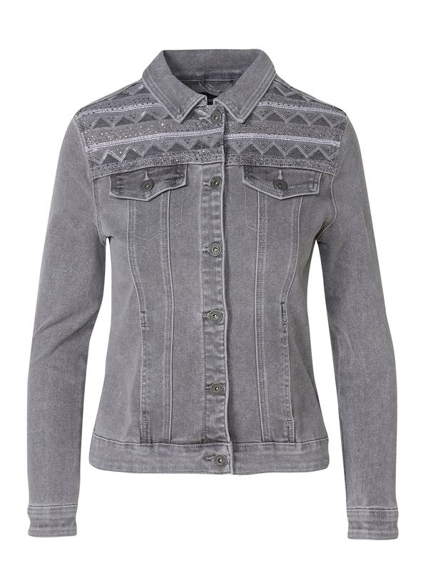 KOROSHI KOROSHI Prehodna jakna  siv denim