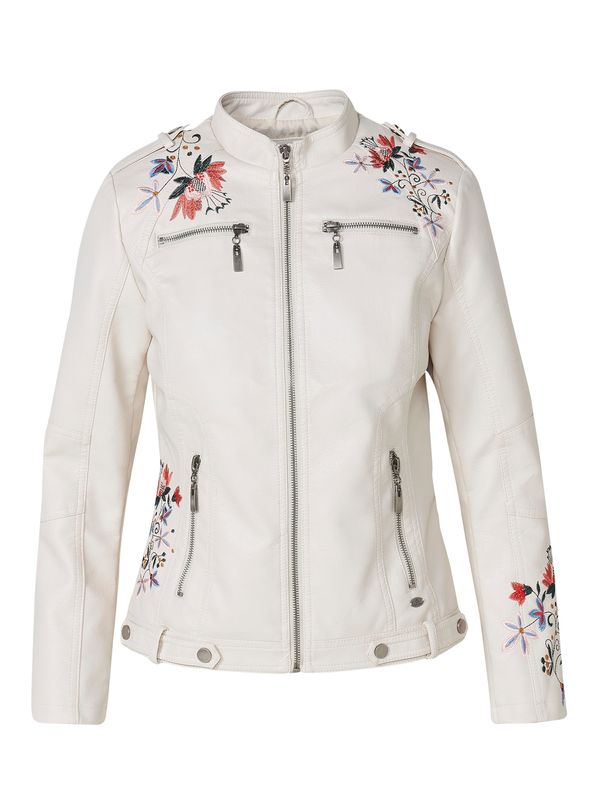 KOROSHI KOROSHI Prehodna jakna  svetlo modra / jelka / ognjeno rdeča / off-bela