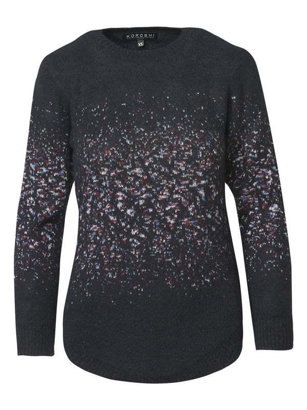 KOROSHI KOROSHI Pulover  mornarska / mešane barve