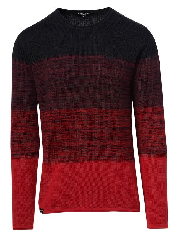 KOROSHI KOROSHI Pulover  pegasto rdeča