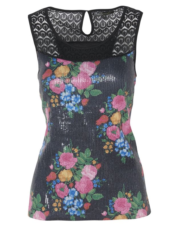 KOROSHI KOROSHI Top  mešane barve / črna