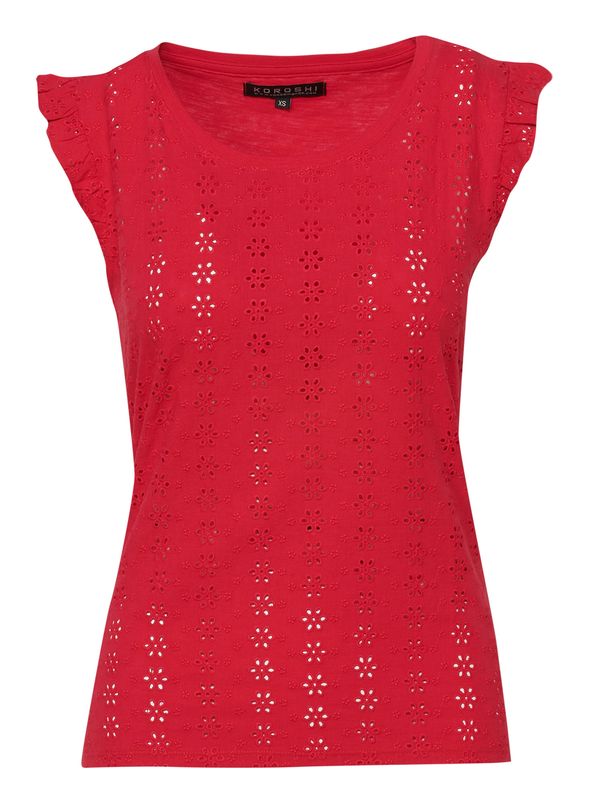 KOROSHI KOROSHI Top  rdeča